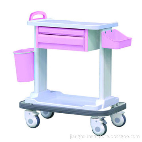 Treatment trolley, made of fine colored steel plate and ABS, dependable performance